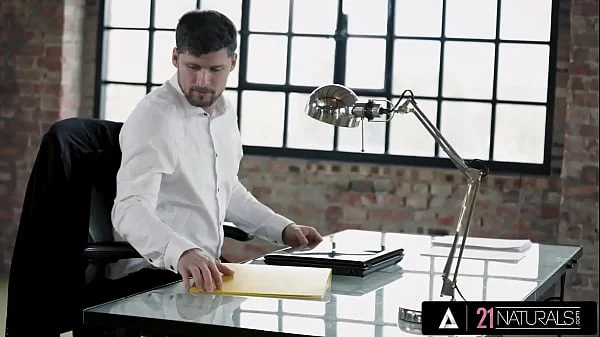 21 NATURALS - Gorgeous Blonde Angelika Grays Offers Her Cute Little Ass To Get Fucked At Work PART 1