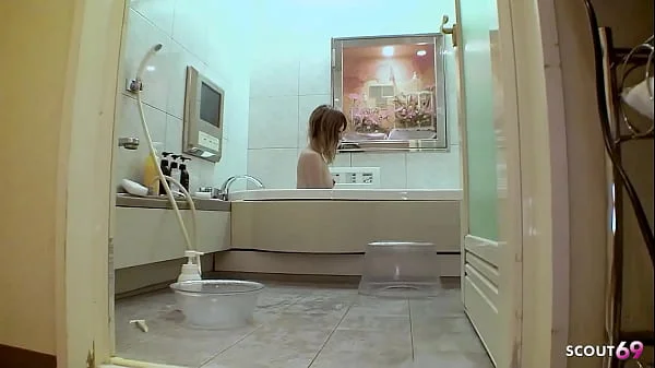 Japanese Pigtails Girls with nice natural Tits and long labia Pussy Lips at Real Uncensored POV Creampie Fuck in Japan