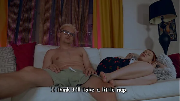 Step Mom’s Secret Couch Tryst with Step Son Under Moonlight Turns Into Forbidden Passion That Ignites Their Hidden Desires