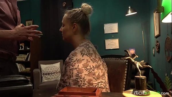 Mature Busty Blonde Gets A Doctor's Dick