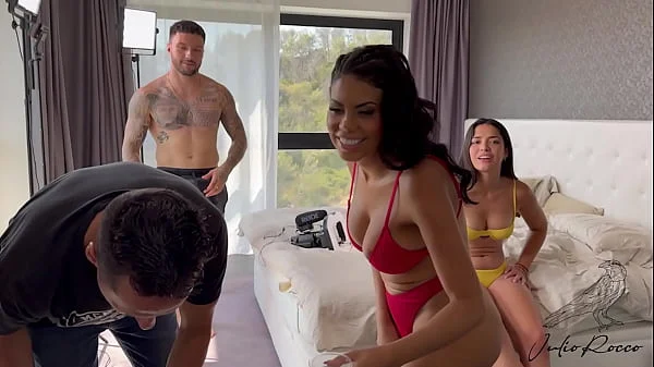 JulioRocco - BTS detrás de camara con los mejores culos. Kesha Ortega, Nuria Millán, Josy Black parte 1