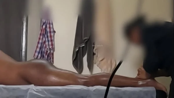 Dick flashing to massage girl piuki in Thailand