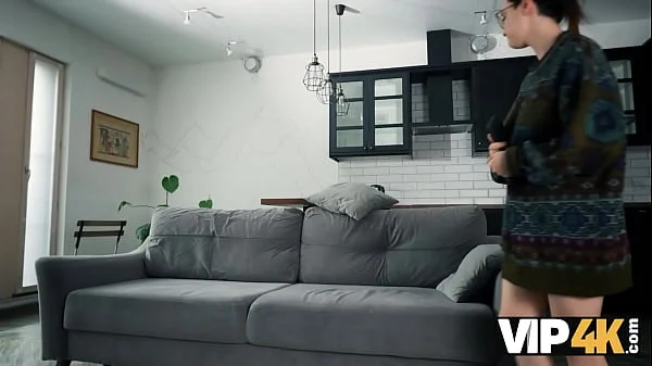 VIP4K. Big titty virgin is learning how to be a SLUT!