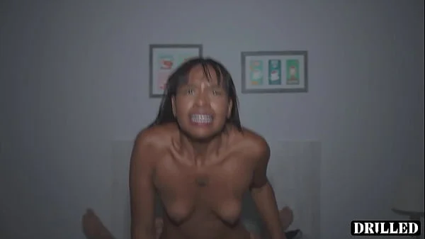 Ebony Slut Gets Huge Creampie