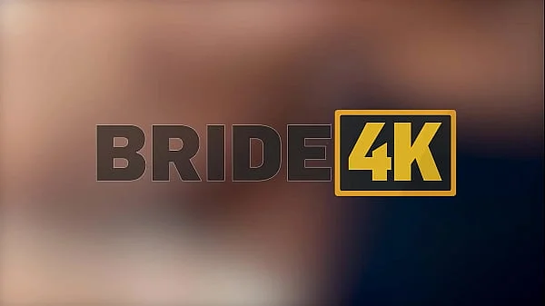 BRIDE4K. Blonde bride with natural tits enjoyed a good fuck on her kinky wedding