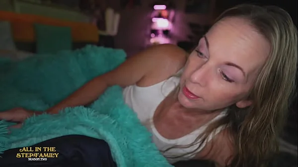 Stepmom Cuddles Stepson To Keep Warm! Cum In Mouth. ~ Kymber Leigh
