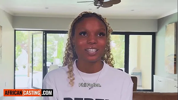 Busty 18yo Blonde Ebony Stripped & Pounded Hard In Amateur Casting Call