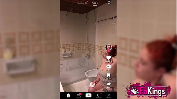 Redhead porn influencer shares beauty tips. Special facial cream for Lidia Crespo on FAKings