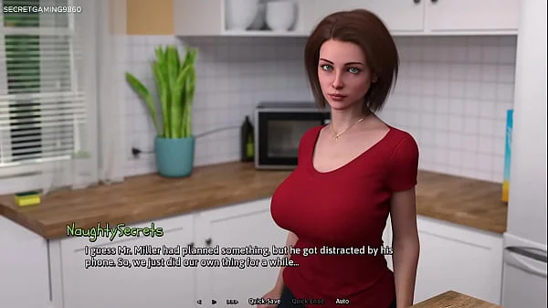 Summer Heat By Naughty Fox Games - Sneaky Quiet Sex With Huge Boobs Stepsis While Stepmom is in The Other Room