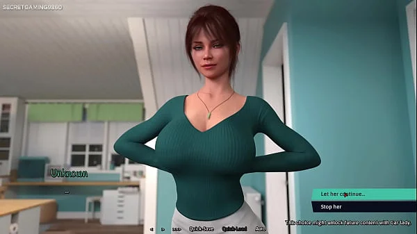 Summer Heat By Naughty Fox Games - Sneaky Quiet Sex With Huge Boobs Stepsis While Stepmom is in The Other Room
