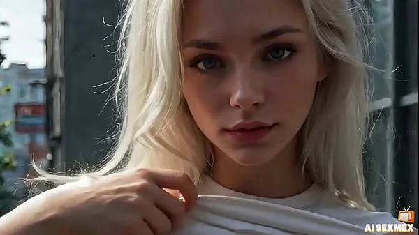 Fucking Blonde stepsis in tight pussy and big ass   Anal sex and intense orgasm | Virtual Sex [AI]