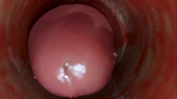 Camera Inside Deep Pussy Captures Huge Ejaculation of Sperm ASMR