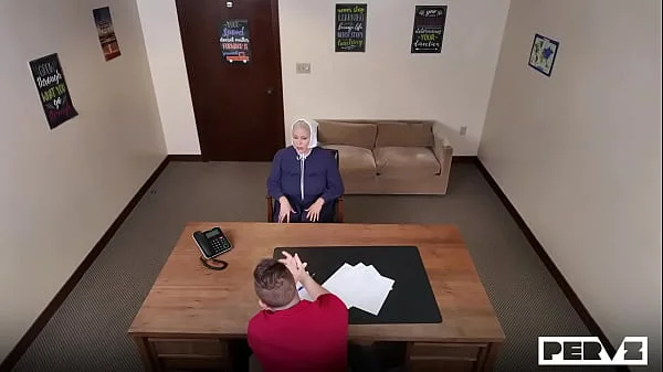 Amish Mature Milf  Hasnt Felt Pleasure in Years But She'll Raise Her Skirt for the Principal
