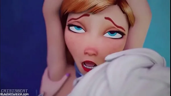 Elsa and Anna ice cube bdsm