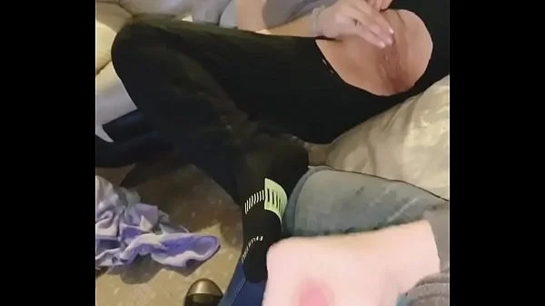 Watch this couple masterbate together. Two ejactulations.