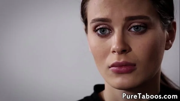 Amazing 19yo babe makes her stepdaddy cum