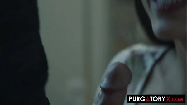 PURGATORYX Petite Lilly Hall deepthroats her priest