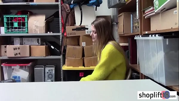 MILF with big boobs busted by a cop because of felony