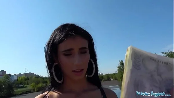Public Agent Hot busty Romanian beauty fucked to orgasm for cash