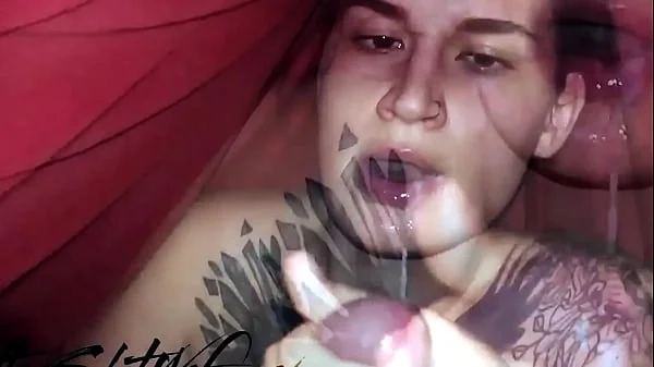 CUM IN MOUTH AND CUM ON FACE COMPILATION - CHAPTER 1