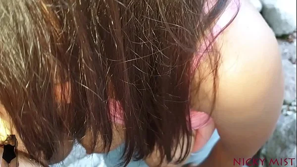 Italian girl swallow my cum after cum in her mouth