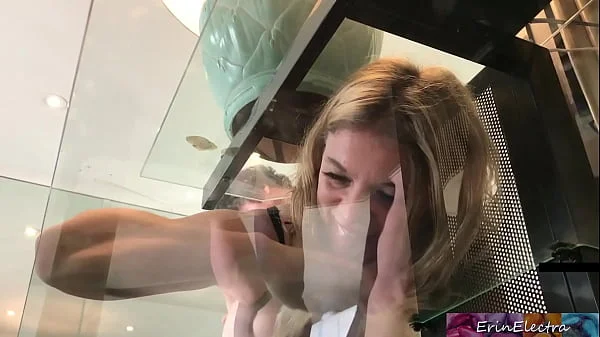 Stepmom gets stuck while sneaking out and fucks stepson to get free - Erin Electra