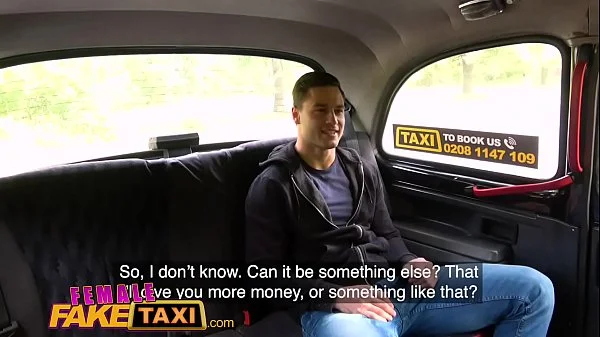 Female Fake Taxi Hot blonde sucks and fucks Czech cock in taxi