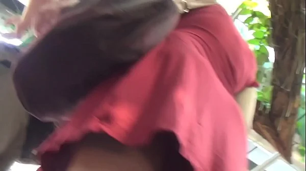 Triple upskirt - without panties - spoilt for choice