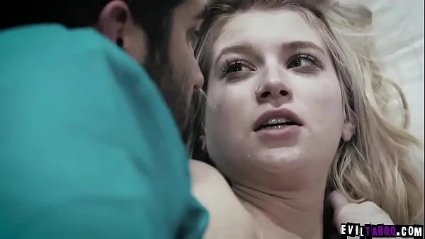 Shy teen patient Arya Fae  let this pervert doctor plays and fucks her teen pussy for a speedy recovery.