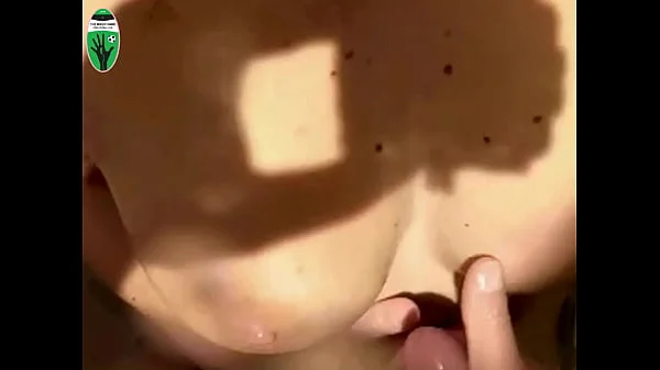 A girl player of my football team takes her shower (Part 2)