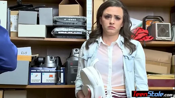 Tiny titted thief fucked in the ass by perv LP officer