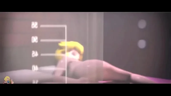 Giantess Peach with Samus and Princess Zelda - Super Mario (Rule 34)