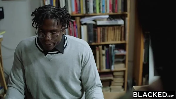 BLACKED This BBC queen finds black nerd with huge cock
