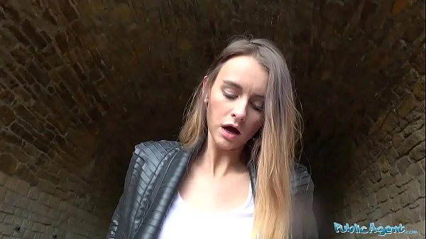 Public Agent She is pantyless and gets fucked hard