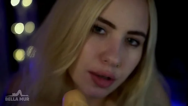 ASMR deepthroat close up with nauhty sounds