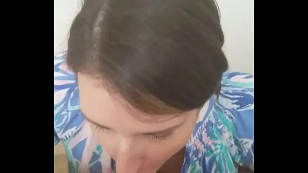 Wife blowjob swallow