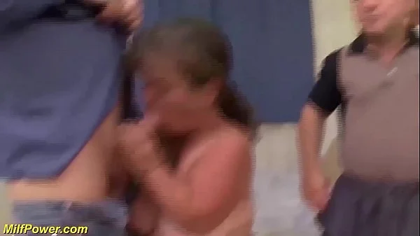 real mature midget couple in a extreme sex orgy