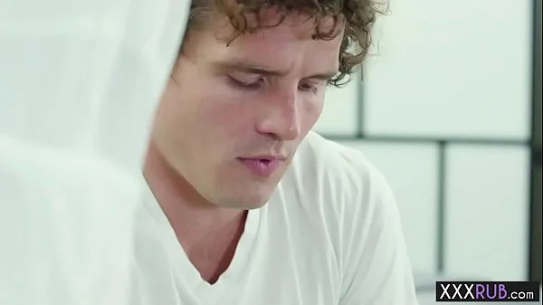 Perverted big tits mature massage and sucks a big cock