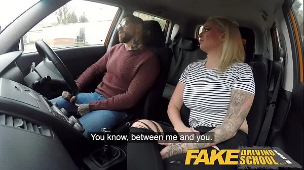 Fake Driving School 2 students have hot backseat sex when instructor leaves