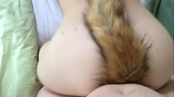 Having sex with fox tails in both