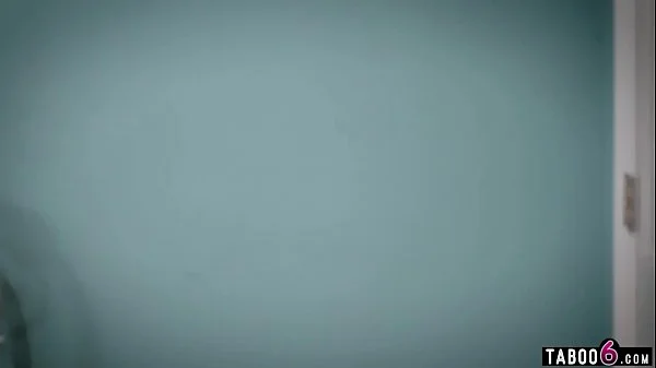 Overprotective lets stepdad break her teen pussy in