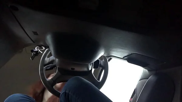 Squirting On A CuCUMber In A Parking Lot