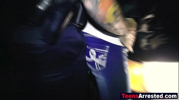 Police chief's teen rough by cop for vandalism