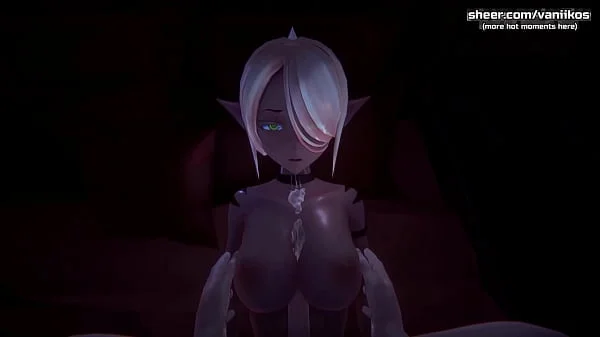 [1080p60fps]Hot anime elf teen gets a gorgeous titjob after sitting on our face with her delicious and petite pussy l My sexiest gameplay moments l Monster Girl Island