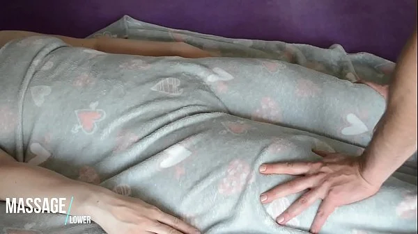 Amateur Romantic Massage - European Babe under hairy Blanket
