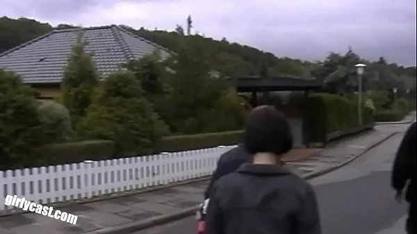 Lisa and her cuckold outdoor threesome