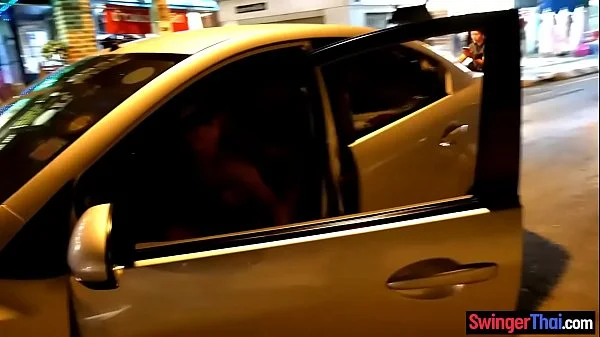 Tiny Asian hooker picked up and fucked by hung tourist