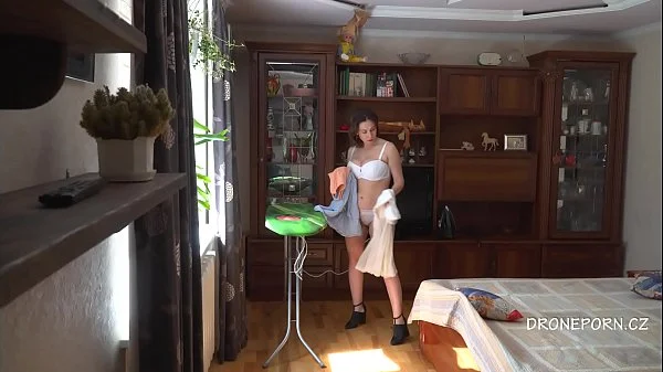 Czech MILF Gadget - Naked ironing