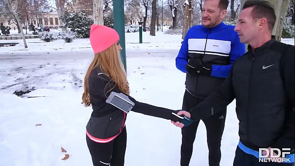 Horny Blonde Takes Two