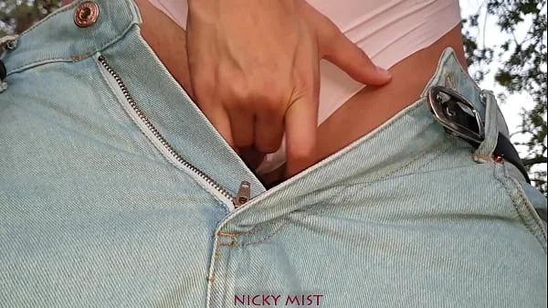 Cumming in my panties on field and wear that